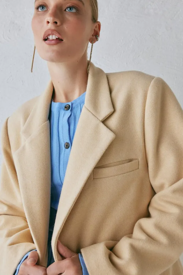 Women VRG GRL JacketsCoats Nada Blazer Butter Women VRG GRL JacketsCoats Nada Blazer Butter