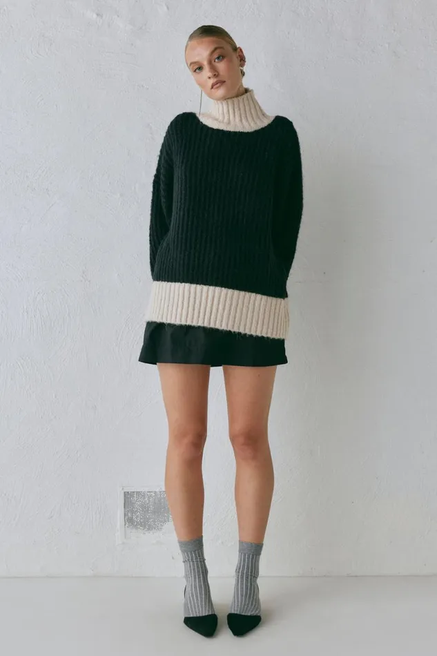 Women VRG GRL JumpersSweaters Ada Knit Jumper Black Women VRG GRL JumpersSweaters Ada Knit Jumper Black