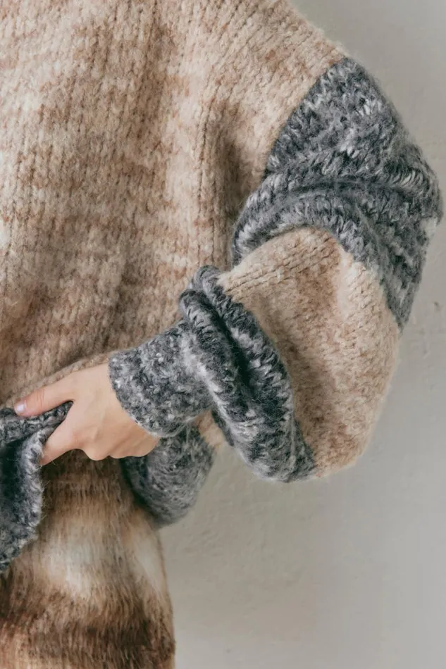 Women VRG GRL JumpersSweaters Alys Knit Jumper Marle Women VRG GRL JumpersSweaters Alys Knit Jumper Marle
