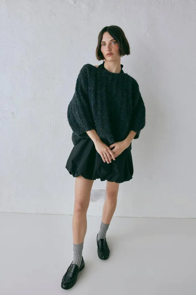 Women VRG GRL JumpersSweaters Mina Knit Jumper Marle Women VRG GRL JumpersSweaters Mina Knit Jumper Marle