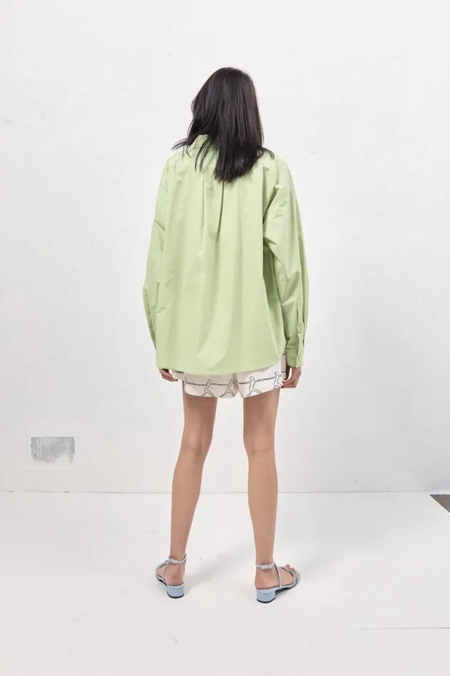 Women VRG GRL Long Sleeve Hanna Shirt Mint Women VRG GRL Long Sleeve Hanna Shirt Mint