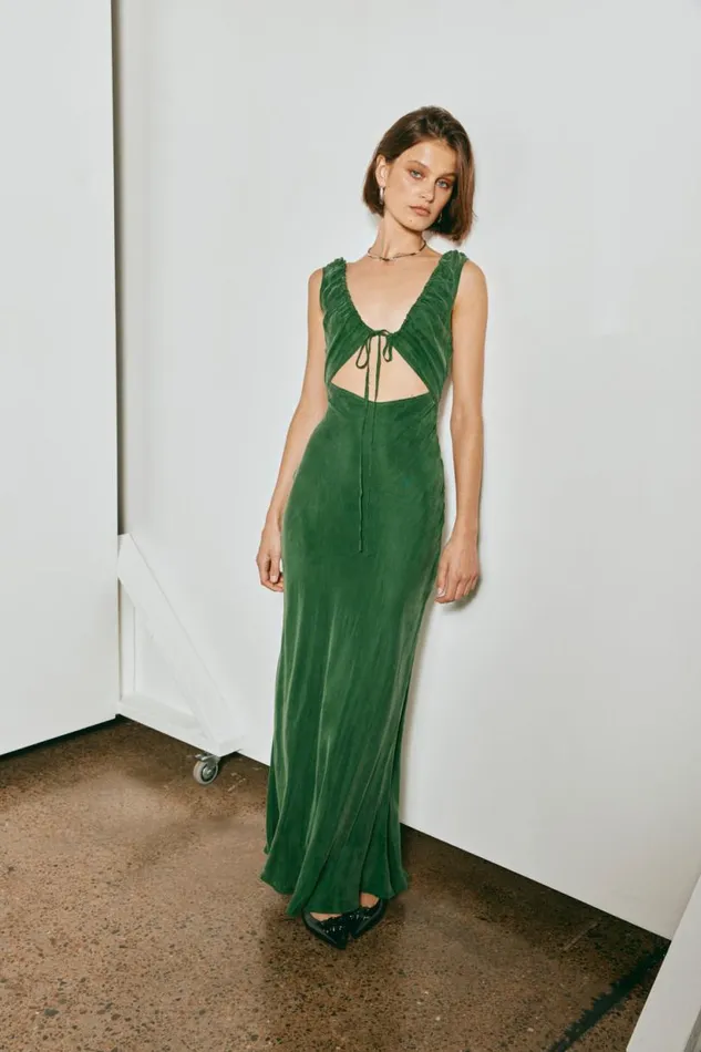 Women VRG GRL MidiMaxi Dresses After Dark Bias Cut Maxi Dress Forest