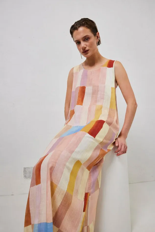 Women VRG GRL MidiMaxi Dresses Cate Smock Maxi Dress Patchwork Women VRG GRL MidiMaxi Dresses Cate Smock Maxi Dress Patchwork