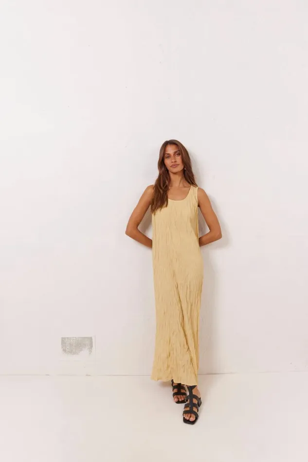 Women VRG GRL MidiMaxi Dresses Cate Smock Midi Dress Butter Women VRG GRL MidiMaxi Dresses Cate Smock Midi Dress Butter