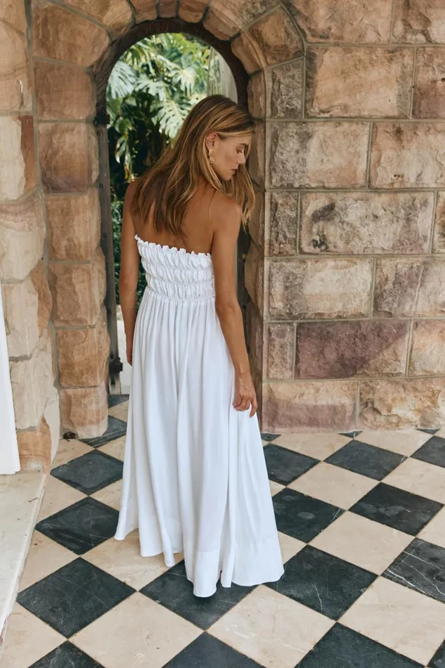 Women VRG GRL MidiMaxi Dresses Eliana Maxi Dress White Women VRG GRL MidiMaxi Dresses Eliana Maxi Dress White