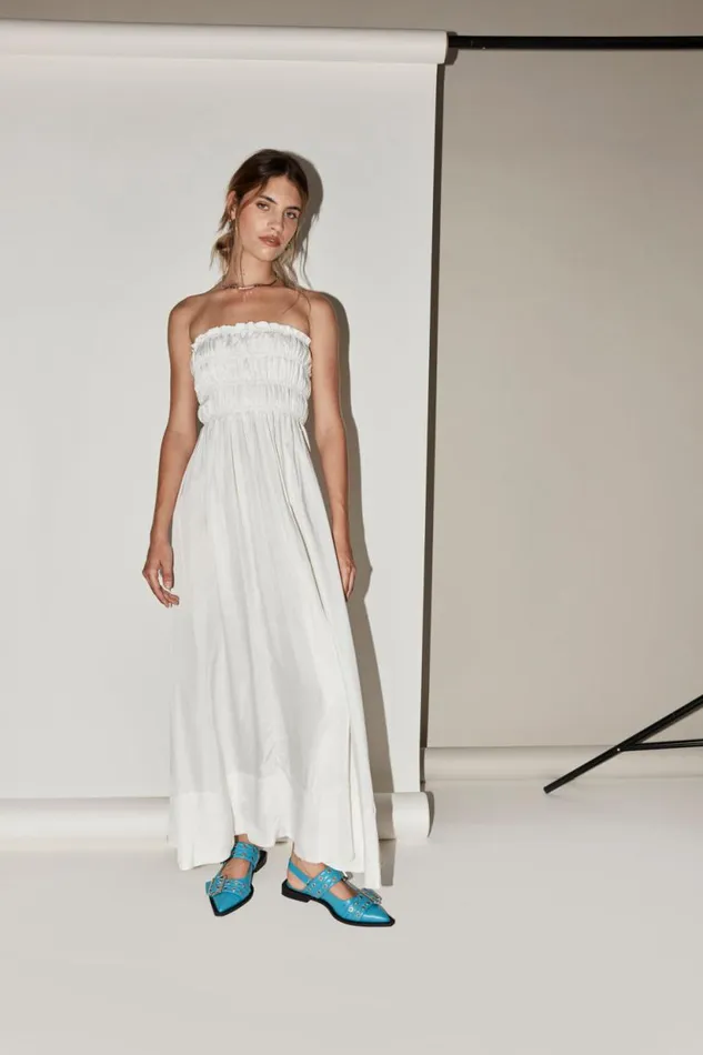 Women VRG GRL MidiMaxi Dresses Eliana Maxi Dress White Women VRG GRL MidiMaxi Dresses Eliana Maxi Dress White