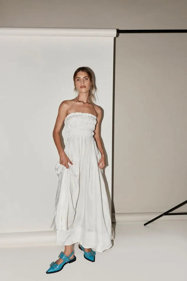 Women VRG GRL MidiMaxi Dresses Eliana Maxi Dress White Women VRG GRL MidiMaxi Dresses Eliana Maxi Dress White
