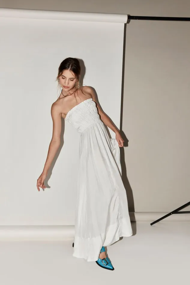Women VRG GRL MidiMaxi Dresses Eliana Maxi Dress White Women VRG GRL MidiMaxi Dresses Eliana Maxi Dress White