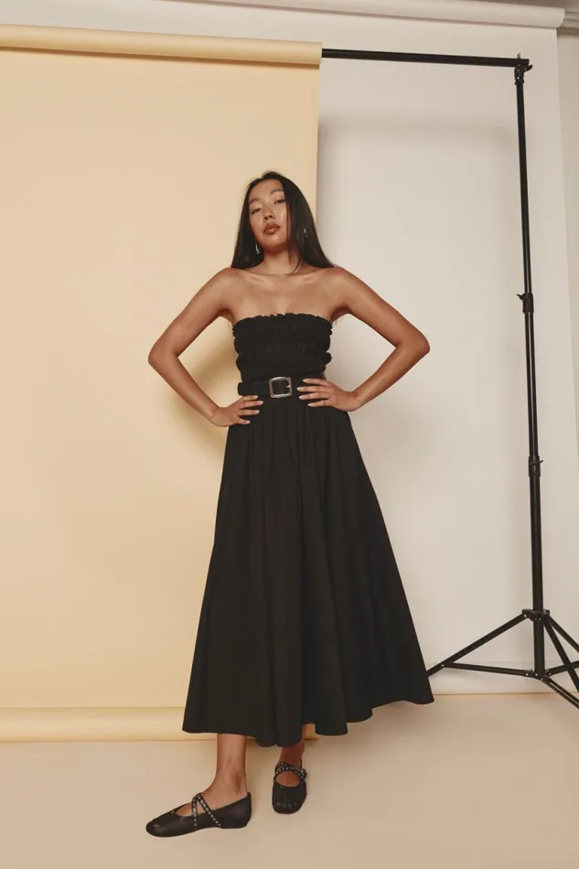 Women VRG GRL MidiMaxi Dresses Eliana Midi Dress Black