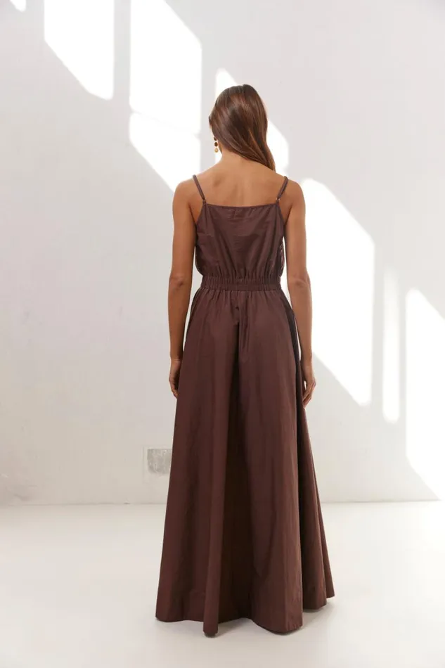 Women VRG GRL MidiMaxi Dresses Lou Maxi Dress Chocolate Women VRG GRL MidiMaxi Dresses Lou Maxi Dress Chocolate