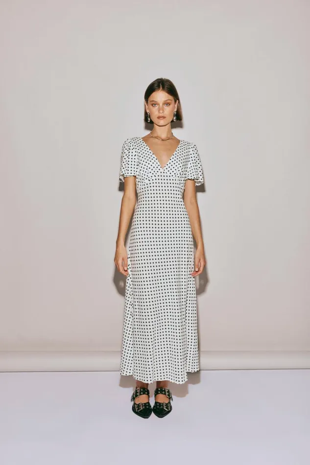 Women VRG GRL MidiMaxi Dresses Summer Nostalgia Bias Cut Midi Dress White