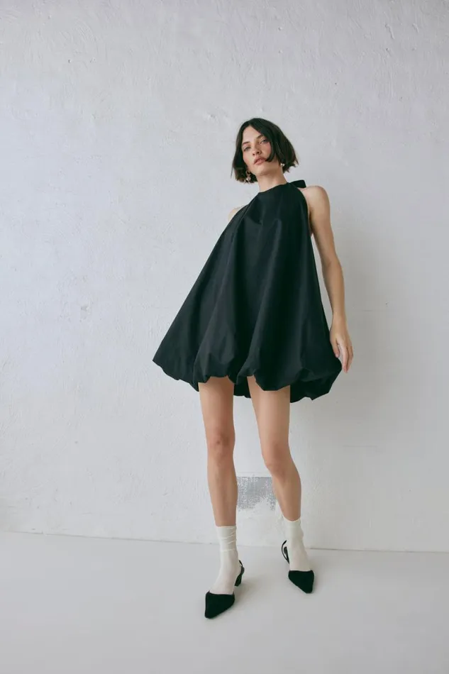 Women VRG GRL Mini Dresses Bella Mini Dress Black