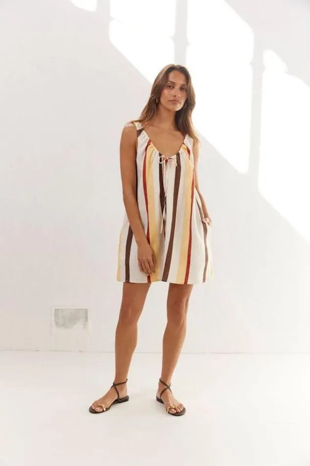 Women VRG GRL Mini Dresses Rio Linen Mini Dress Ace Women VRG GRL Mini Dresses Rio Linen Mini Dress Ace