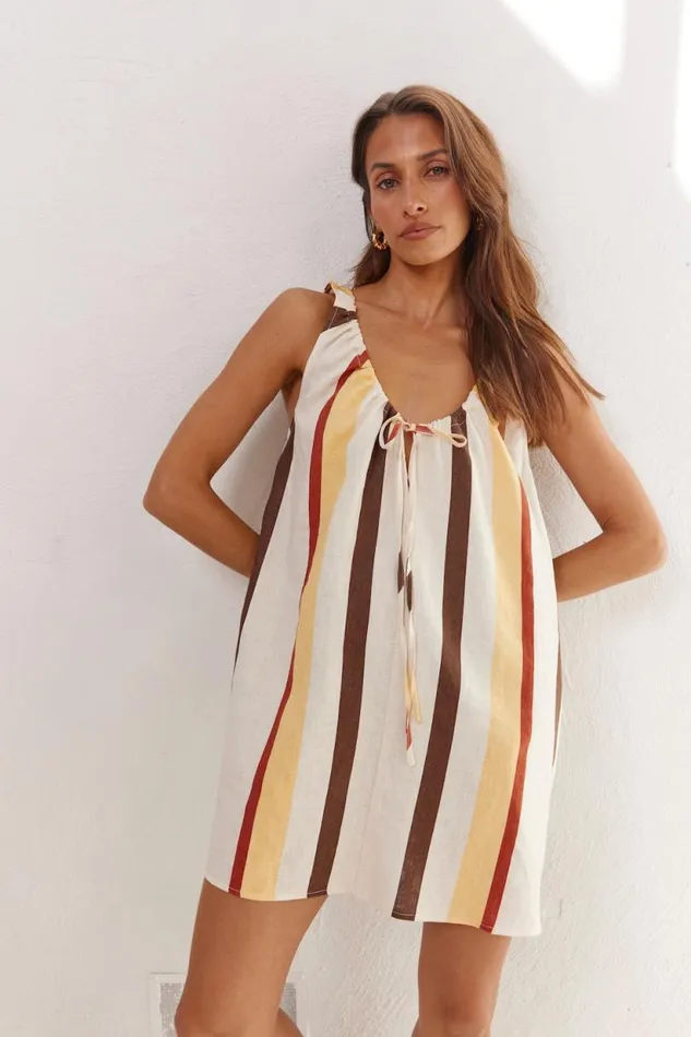 Women VRG GRL Mini Dresses Rio Linen Mini Dress Ace Women VRG GRL Mini Dresses Rio Linen Mini Dress Ace