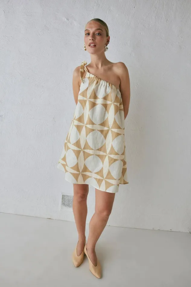 Women VRG GRL Mini Dresses Slow Living Linen Mini Dress Scope Women VRG GRL Mini Dresses Slow Living Linen Mini Dress Scope
