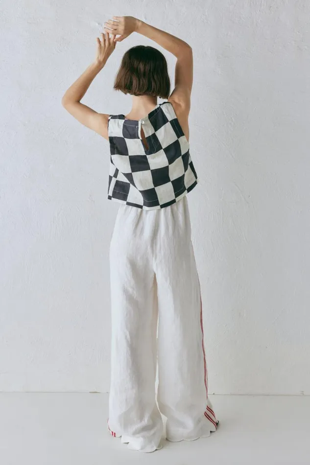Women VRG GRL Pants Milahn Linen Pants Vienna Women VRG GRL Pants Milahn Linen Pants Vienna