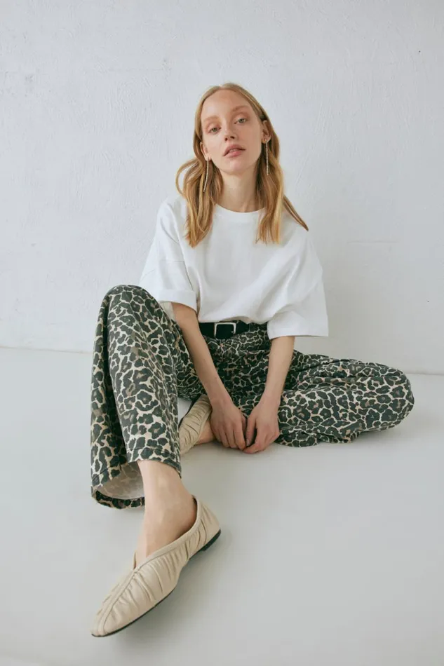 Women VRG GRL Pants Zia Denim Jeans Leopard Women VRG GRL Pants Zia Denim Jeans Leopard