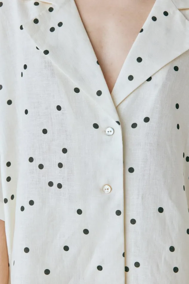 Women VRG GRL Sets Anke Linen Shirt Dot Women VRG GRL Sets Anke Linen Shirt Dot