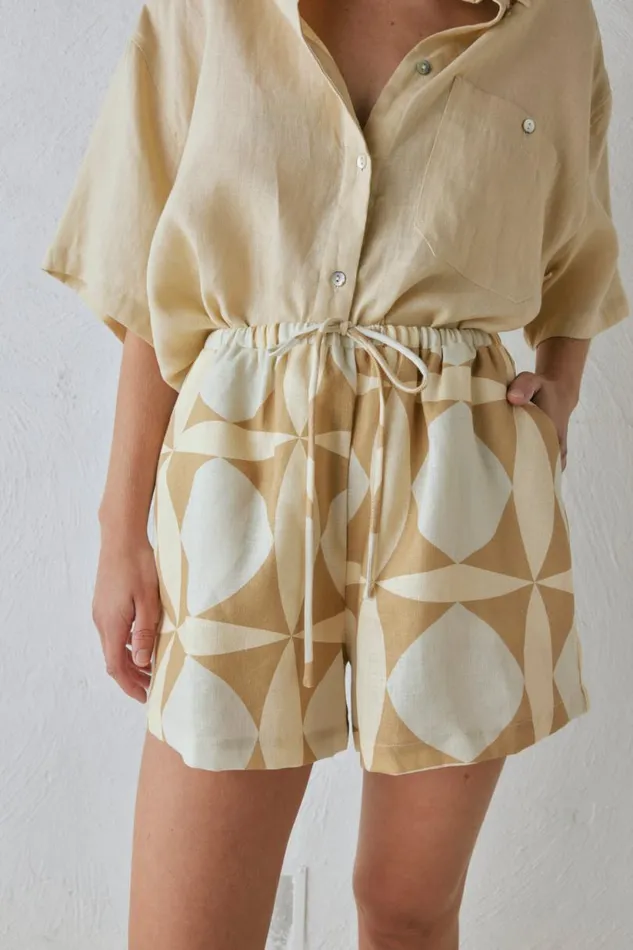 Women VRG GRL Sets Annika Linen Shorts Scope Women VRG GRL Sets Annika Linen Shorts Scope