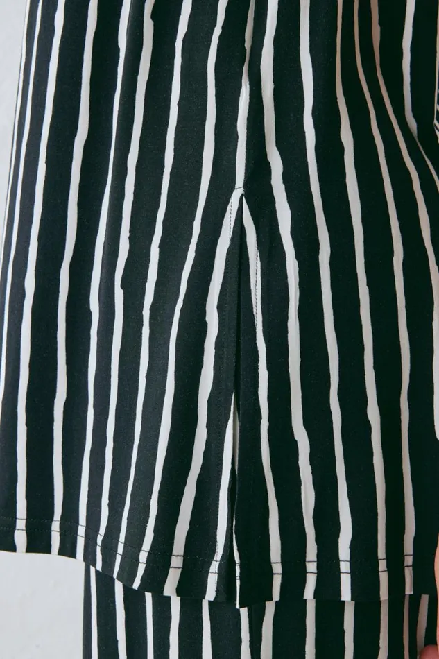Women VRG GRL Sets Aster Top Black Stripe Women VRG GRL Sets Aster Top Black Stripe