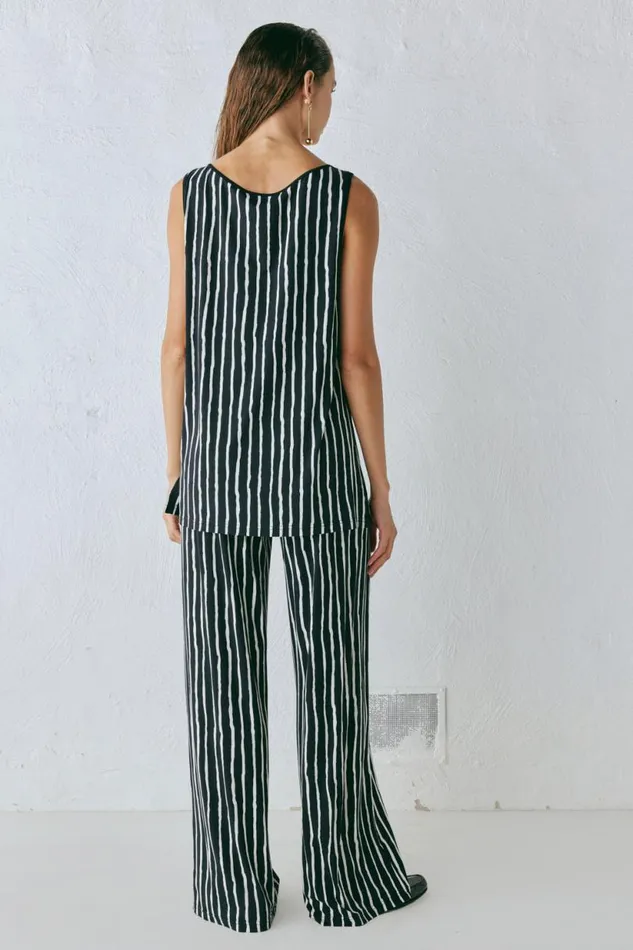 Women VRG GRL Sets Aster Top Black Stripe Women VRG GRL Sets Aster Top Black Stripe