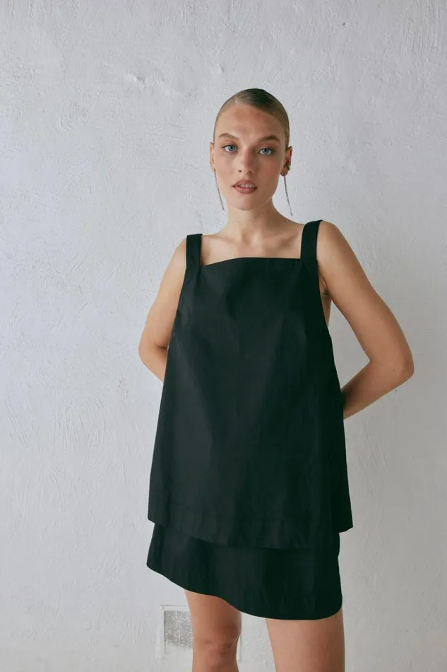 Women VRG GRL Sets Elka Top Black Women VRG GRL Sets Elka Top Black