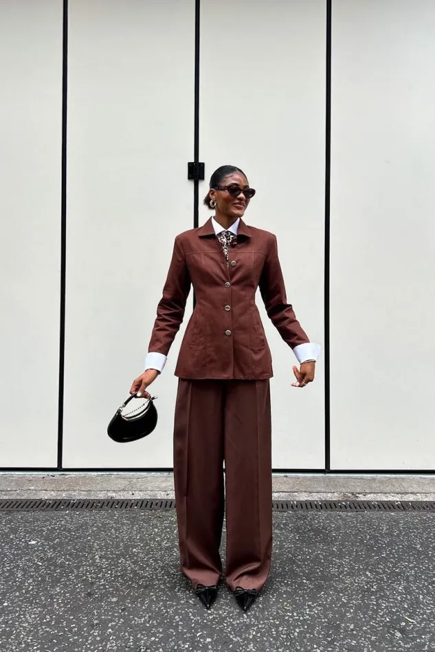 Women VRG GRL Sets Esti Jacket Chocolate