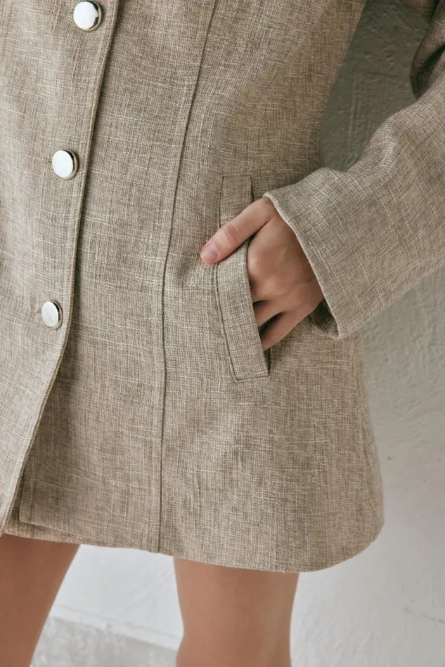 Women VRG GRL Sets Esti Jacket Wheat Women VRG GRL Sets Esti Jacket Wheat