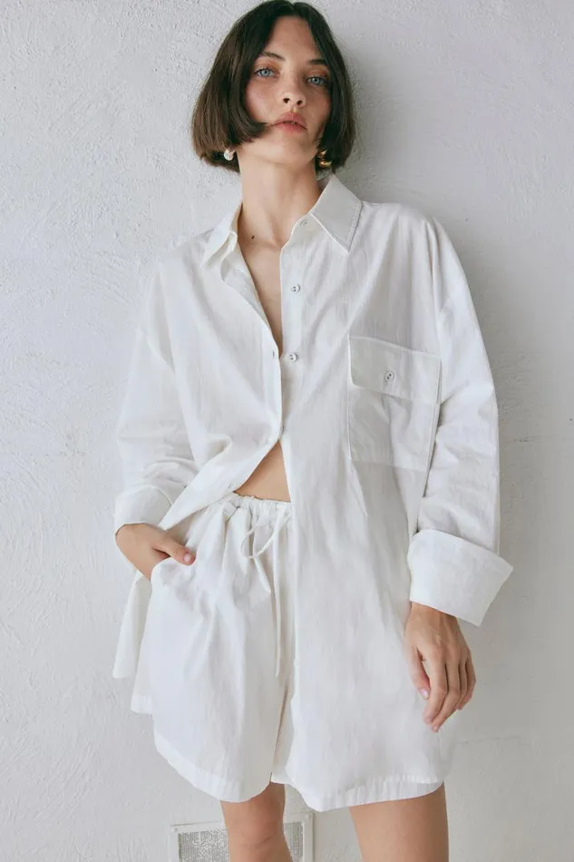 Women VRG GRL Sets June Shirt White