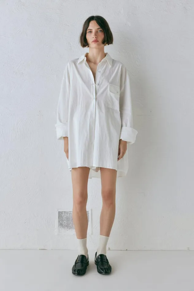 Women VRG GRL Sets June Shirt White Women VRG GRL Sets June Shirt White