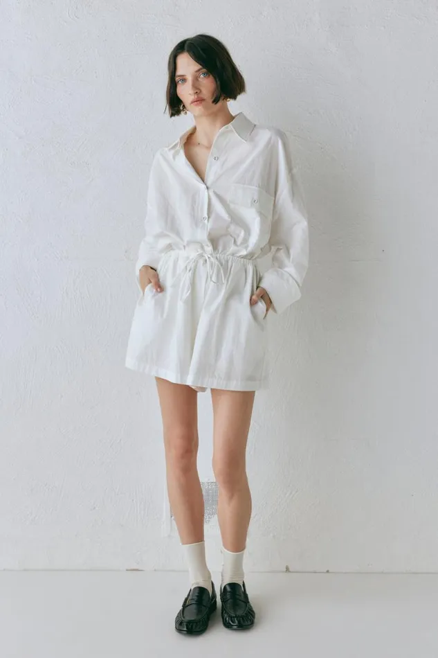 Women VRG GRL Sets June Shirt White Women VRG GRL Sets June Shirt White