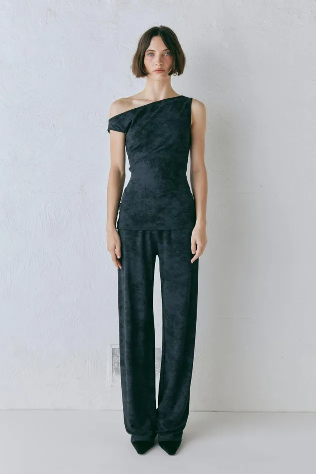 Women VRG GRL Sets Kemi Pants Black