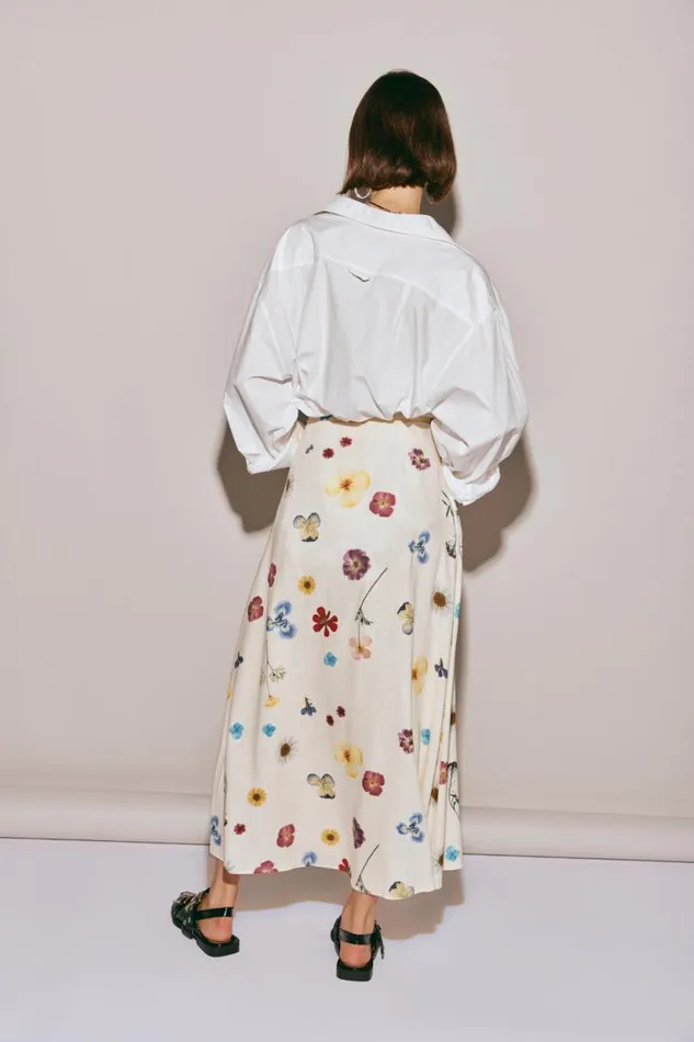 Women VRG GRL Sets Love Language Midi Skirt Floral Women VRG GRL Sets Love Language Midi Skirt Floral