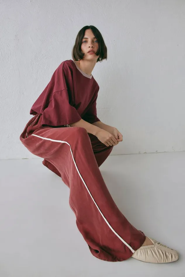 Women VRG GRL Sets Moonscapes Pants Wine Women VRG GRL Sets Moonscapes Pants Wine