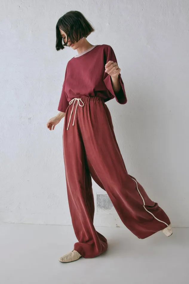 Women VRG GRL Sets Moonscapes Pants Wine Women VRG GRL Sets Moonscapes Pants Wine