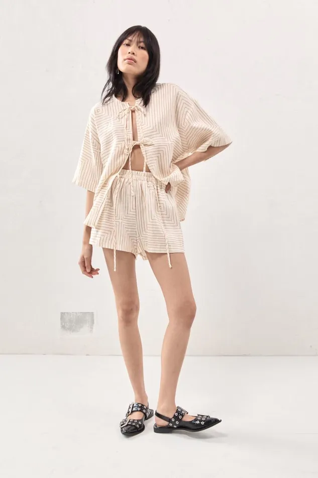 Women VRG GRL Sets Naomi Linen Smock Top Juno Women VRG GRL Sets Naomi Linen Smock Top Juno
