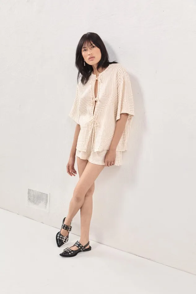 Women VRG GRL Sets Naomi Linen Smock Top Juno Women VRG GRL Sets Naomi Linen Smock Top Juno