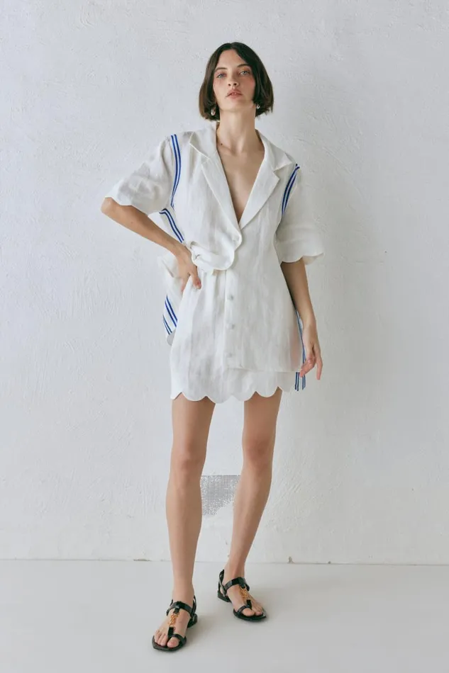 Women VRG GRL Sets Nature Of Art Linen Mini Skirt Vienna Women VRG GRL Sets Nature Of Art Linen Mini Skirt Vienna