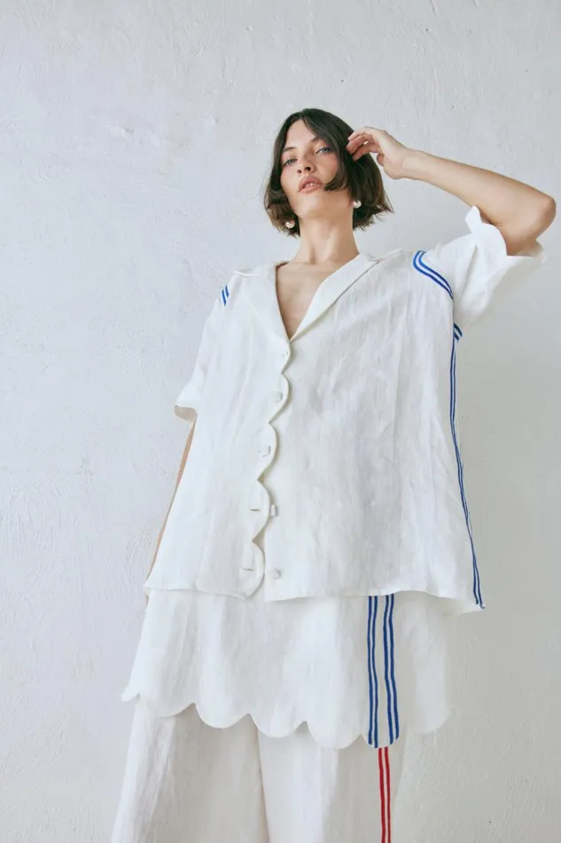 Women VRG GRL Sets Nature Of Art Linen Mini Skirt Vienna Women VRG GRL Sets Nature Of Art Linen Mini Skirt Vienna