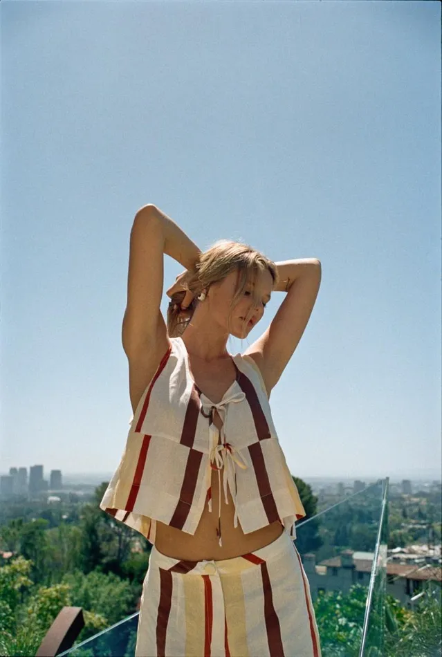 Women VRG GRL Sets Nessa Linen Smock Top Ace