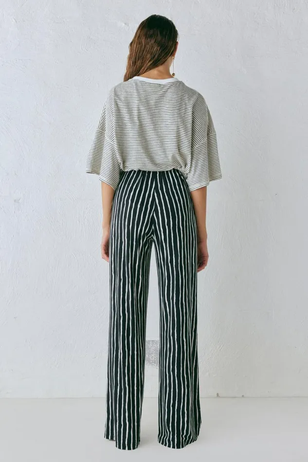 Women VRG GRL Sets Rieti Pants Black Stripe Women VRG GRL Sets Rieti Pants Black Stripe
