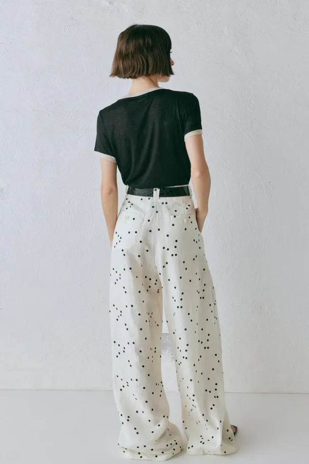 Women VRG GRL Sets Skye Linen Pants Dot Women VRG GRL Sets Skye Linen Pants Dot
