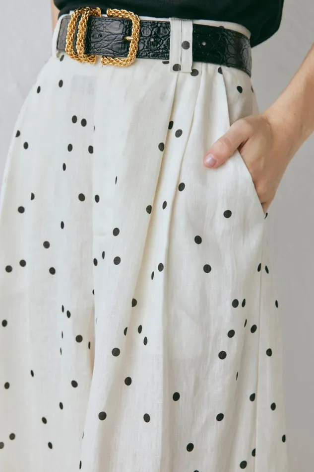 Women VRG GRL Sets Skye Linen Pants Dot Women VRG GRL Sets Skye Linen Pants Dot