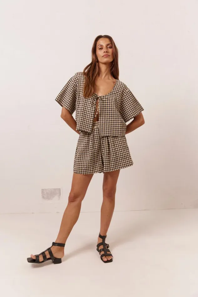 Women VRG GRL Sets The Sea and I Shorts Black Women VRG GRL Sets The Sea and I Shorts Black