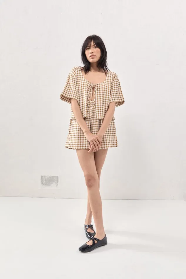 Women VRG GRL Sets The Sea and I Shorts Honey Women VRG GRL Sets The Sea and I Shorts Honey