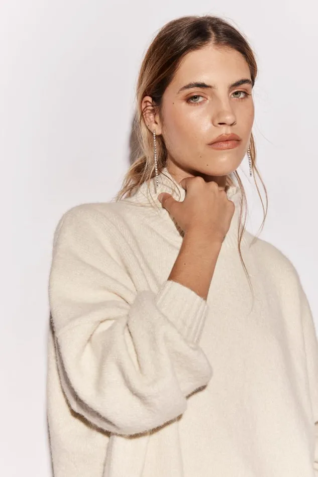 Women VRG GRL Sets Yumi Knit Jumper Cream Women VRG GRL Sets Yumi Knit Jumper Cream