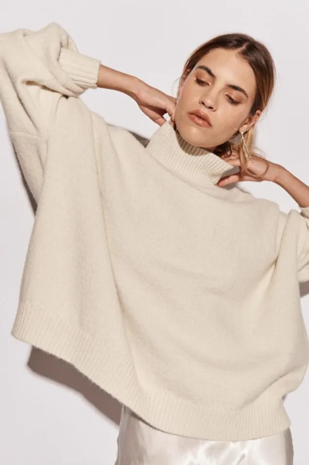 Women VRG GRL Sets Yumi Knit Jumper Cream Women VRG GRL Sets Yumi Knit Jumper Cream