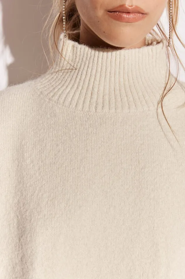 Women VRG GRL Sets Yumi Knit Jumper Cream Women VRG GRL Sets Yumi Knit Jumper Cream
