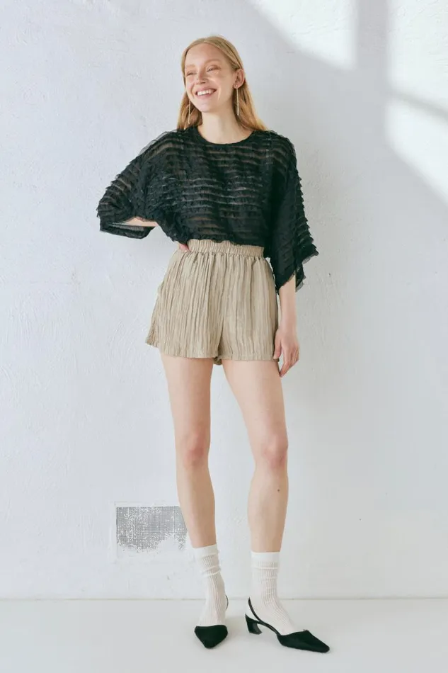 Women VRG GRL Shorts The Sea and I Shorts Taupe
