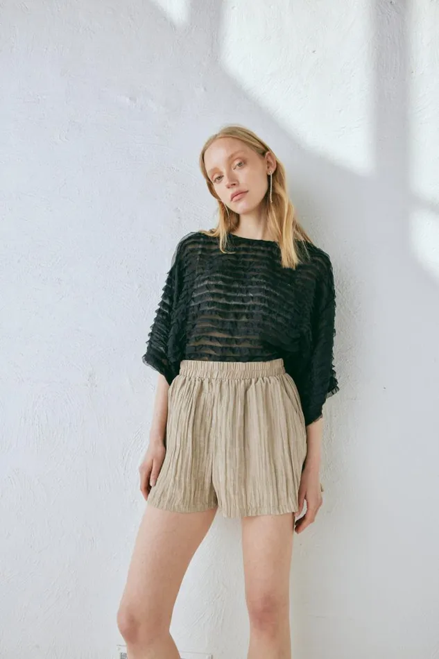 Women VRG GRL Shorts The Sea and I Shorts Taupe Women VRG GRL Shorts The Sea and I Shorts Taupe